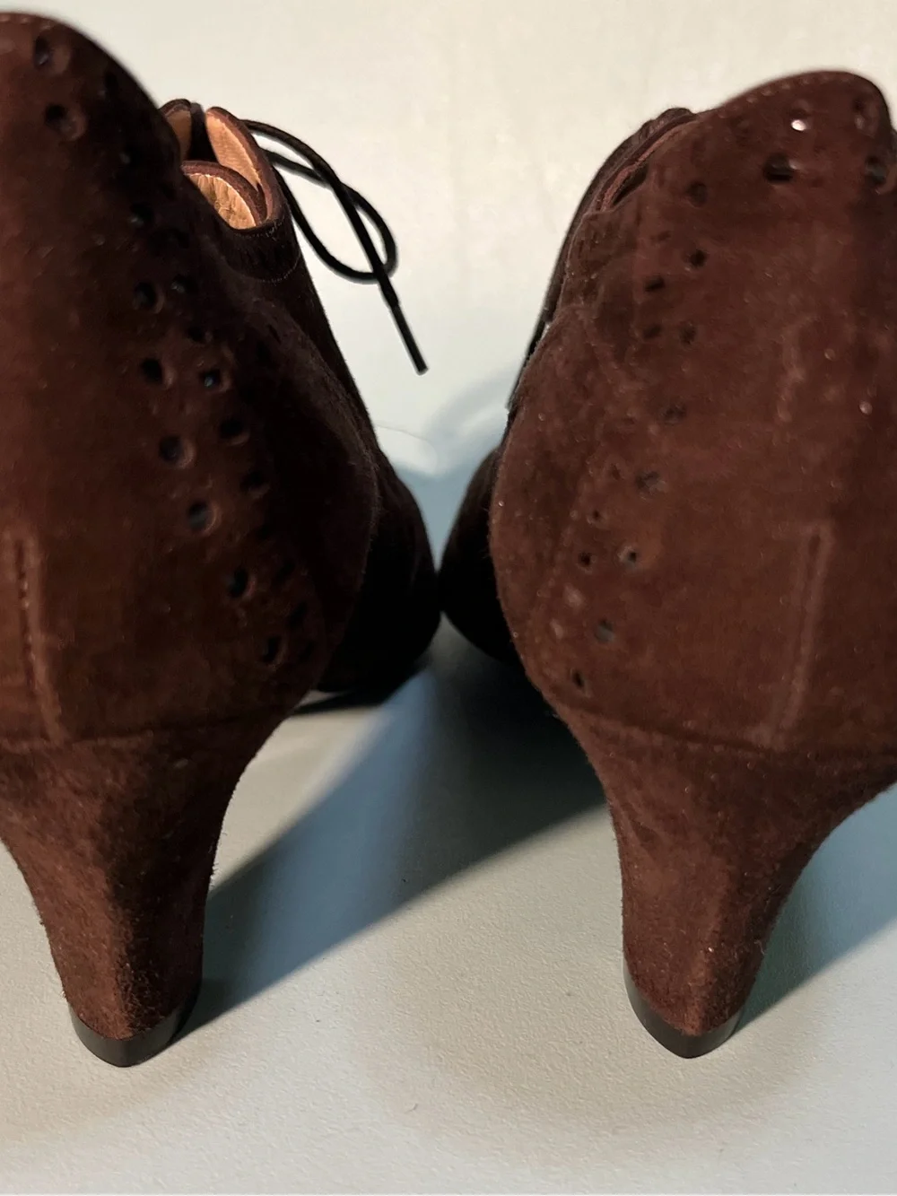 Fratelli Rossetti Suede Heel Wingtips